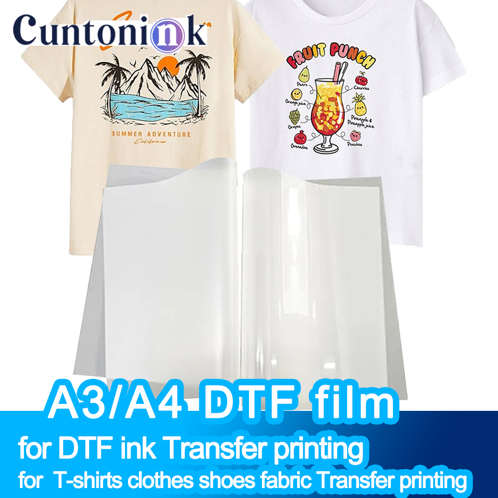 Dtf Hot Peel Film - A3 A4 50/100DTF film cold hot