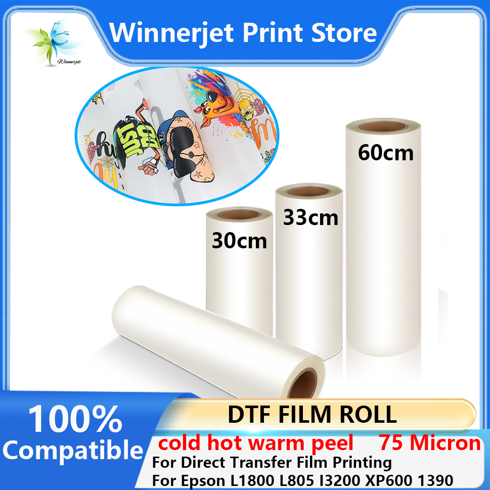 Dtf Hot Peel Film - 30cm 33cm60cm*100m DTF PET Film Roll
