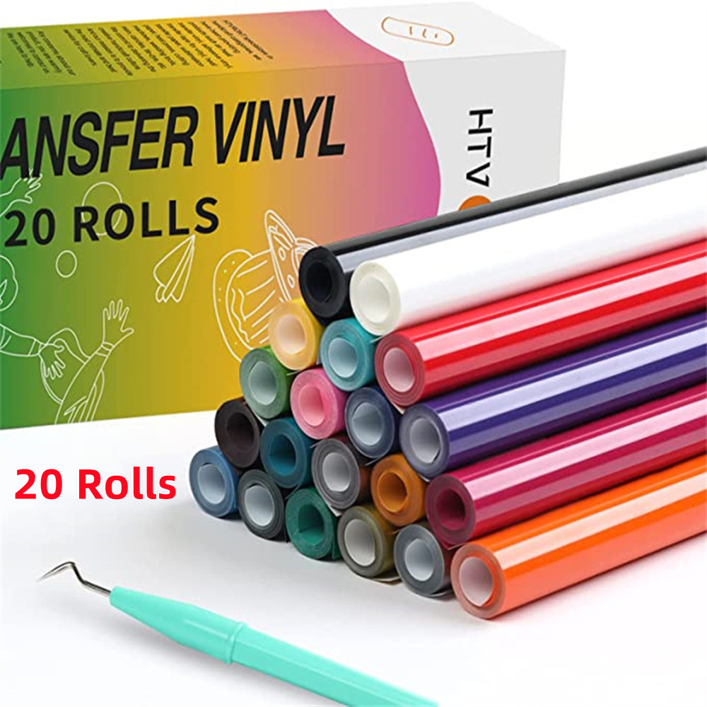 Dtf Hot Peel Film - HTVRONT 20/14 Pack 12inX3ft/30X90cm PU Heat