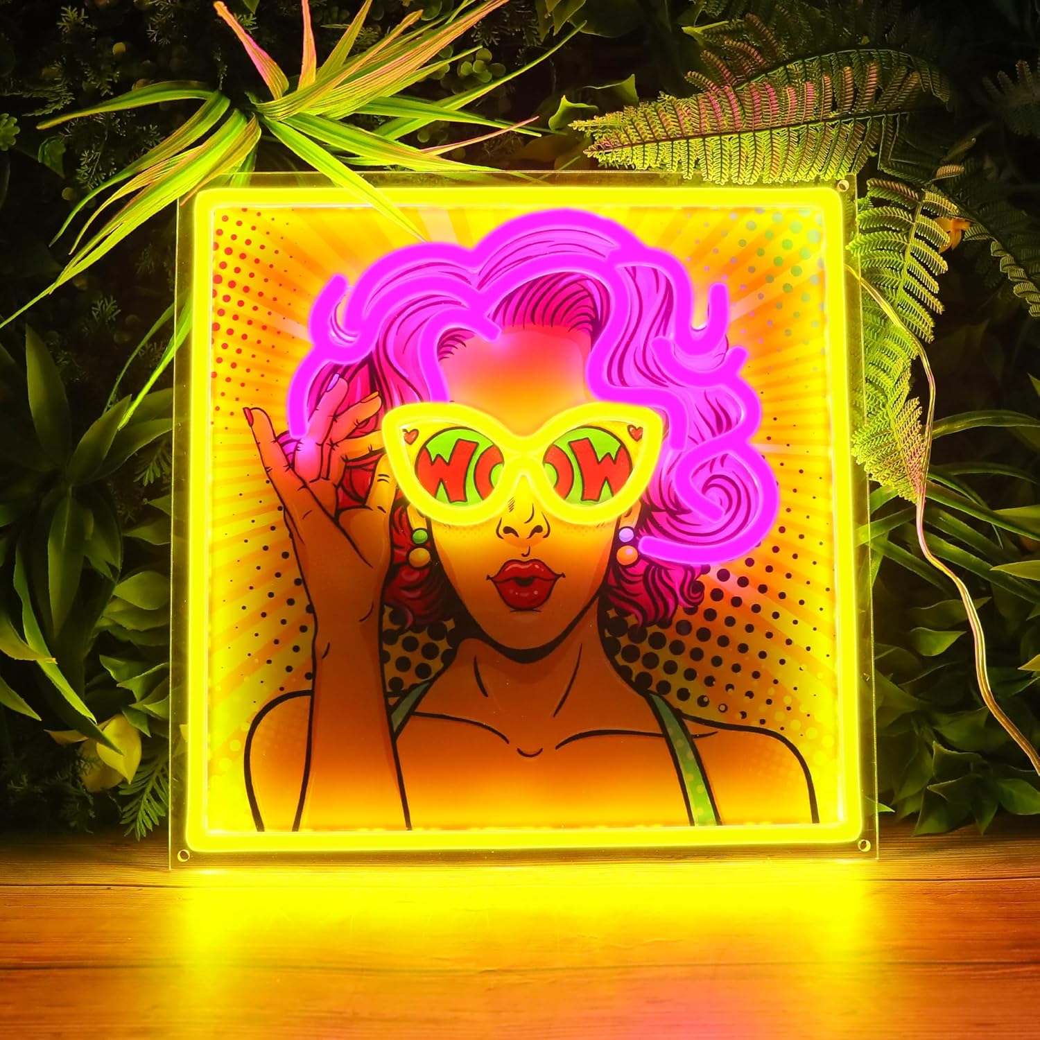 Commercial Uv Printing - Pretty Girl Neon Sign Room Decor