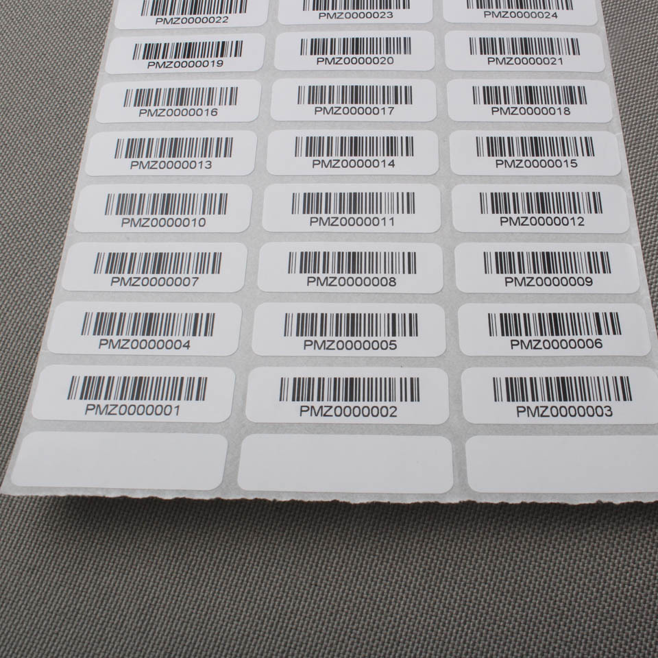 1x3cm barcode sticker printing - Dtf Hot Peel Film review and price