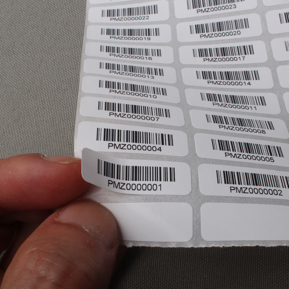1x3cm barcode sticker printing - Dtf Hot Peel Film review and price