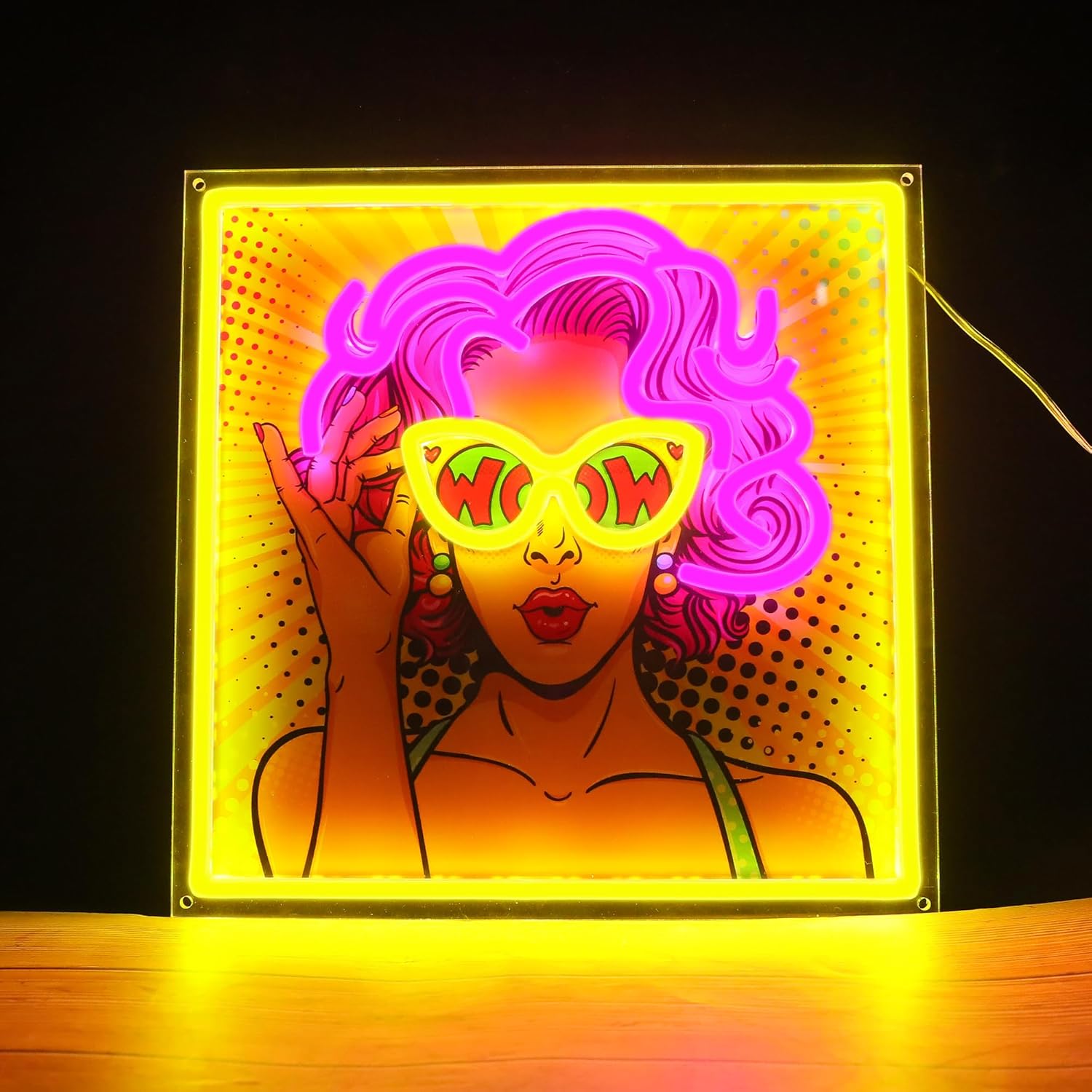 Pretty Girl Neon Sign Room Dec - Commercial Uv Printing review and price