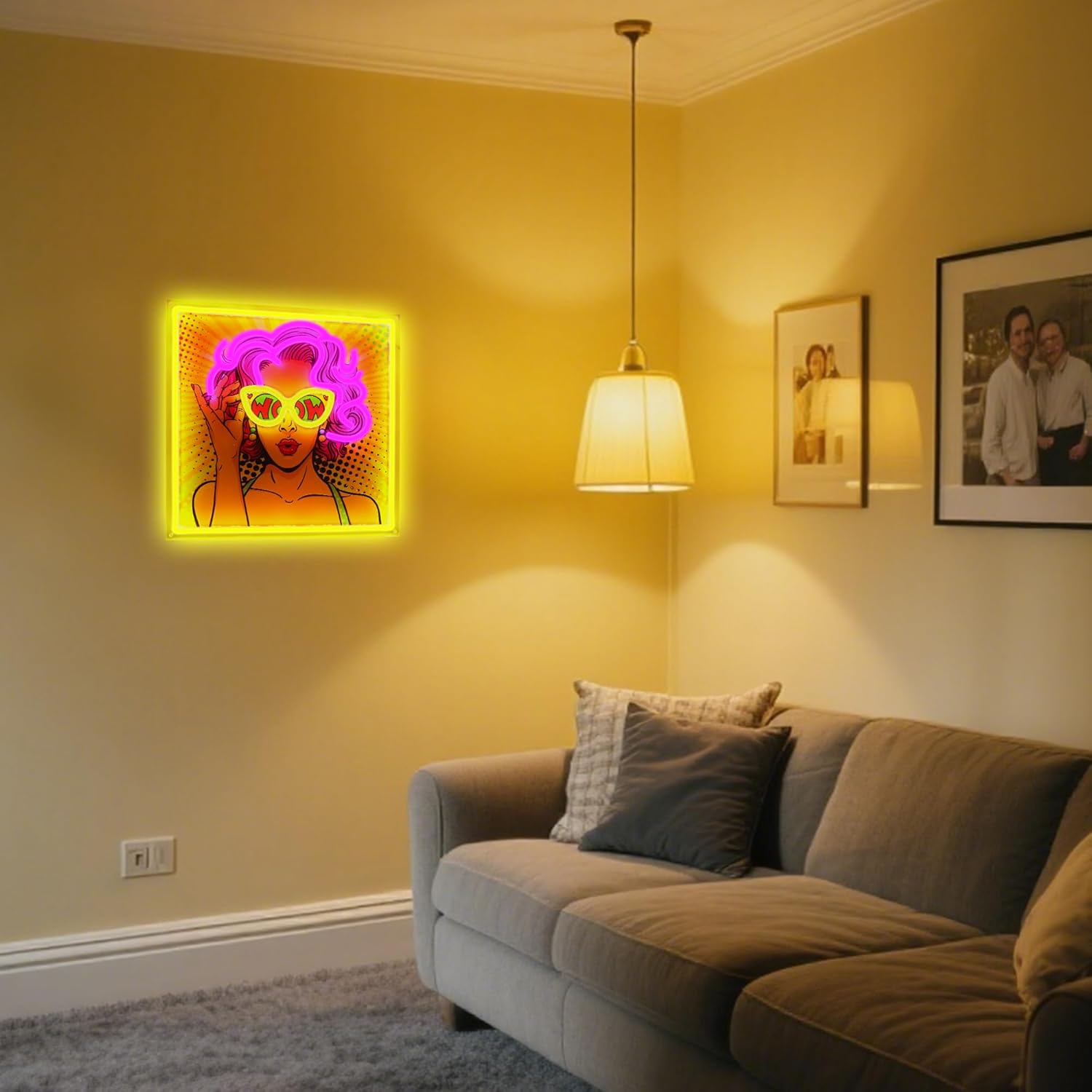 Pretty Girl Neon Sign Room Dec - Commercial Uv Printing review and price