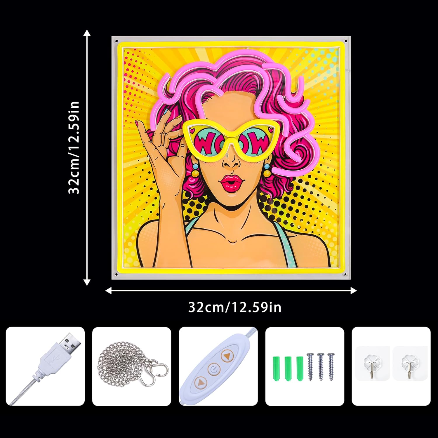 Pretty Girl Neon Sign Room Dec - Commercial Uv Printing review and price